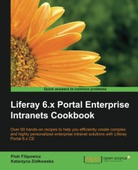 cover of the book Liferay 6.x Portal Enterprise Intranets Cookbook