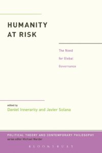 cover of the book Humanity at Risk: The Need for Global Governance