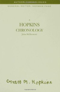 cover of the book A Hopkins Chronology