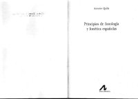 cover of the book Principios de fonología y fonética españolas