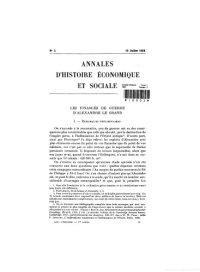 cover of the book Annales d’histoire économique et sociale - Revue trimestrielle - Tome III - Annee 1929