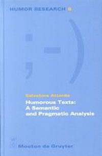 cover of the book Humorous texts : a semantic and pragmatic analysis