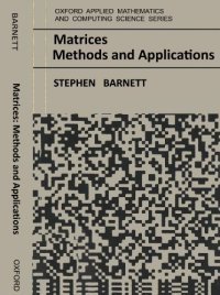 cover of the book Matrices: methods and applications