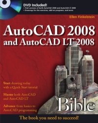 cover of the book AutoCAD 2008 and AutoCAD LT 2008 Bible