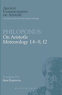 cover of the book Philoponus: On Aristotle Meteorology 1.4-9, 12