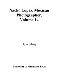 cover of the book Nacho López, Mexican Photographer