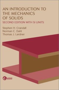 cover of the book Introduction to the Mechanics of Solids Solution Manual