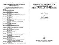 cover of the book Circuit Techniques for Low-Voltage and High-Speed AD Converters