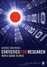 cover of the book Statistics for Research: With a Guide to SPSS