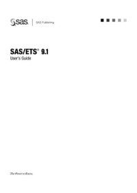 cover of the book SAS/ETS 9.1 User's Guide