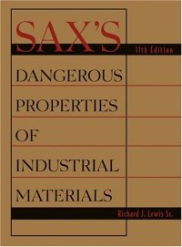 cover of the book Sax's Dangerous Properties of Industrial Materials