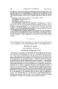 cover of the book The Evidence for Changes in the Rate of Rotation of the Earth and Their Geophysical Consequences