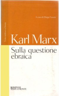 cover of the book Sulla questione ebraica