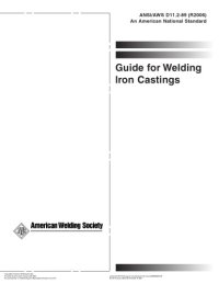 cover of the book AWS D11.2-1989-R2006 Guide for  Welding Iron Castings