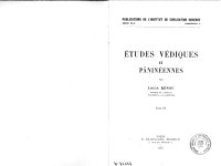 cover of the book Etudes védiques et pāṇinéennes 3