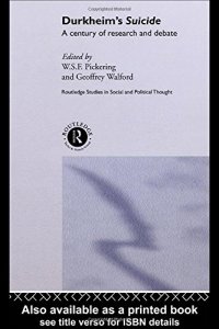 cover of the book Durkheim's Suicide: A Century of Research and Debate