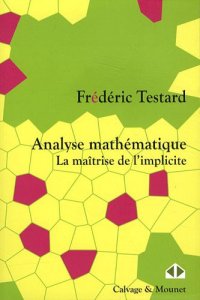 cover of the book Analyse mathématique. La maîtrise de l'implicite