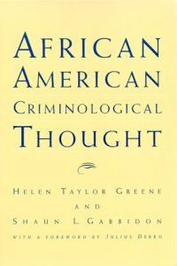 cover of the book African American Criminological Thought