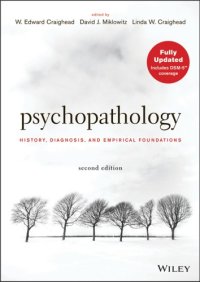 cover of the book Psychopathology : history, diagnosis, and empirical foundations