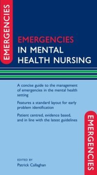 cover of the book Emergencies in Mental Health Nursing