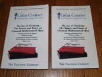 cover of the book The Joy of Thinking: The Beauty and Power of Classical Mathematical Ideas, Parts 1and 2