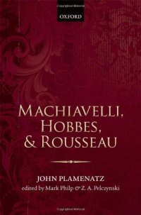 cover of the book Machiavelli, Hobbes, and Rousseau