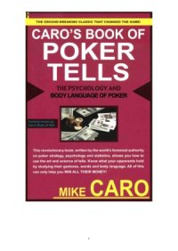 cover of the book Caro&#039;s book of Poker Tells