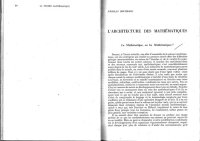 cover of the book Architecture des Mathématiques