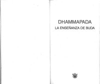 cover of the book Dhammapada: la enseñanza de Buda