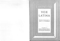 cover of the book Vox Latina: método de latín para los cursos 3o. y 4o. de bachillerato