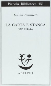 cover of the book La carta è stanca. Una scelta