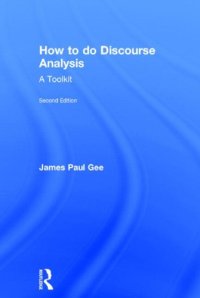 cover of the book How to do Discourse Analysis: A Toolkit