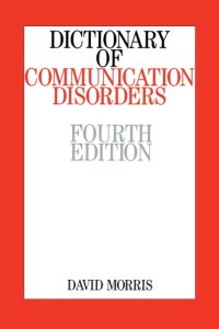 cover of the book Dictionary of communication disorders