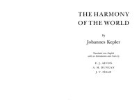 cover of the book The Harmony of the World