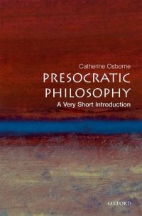 cover of the book Presocratic Philosophy: A Very Short Introduction