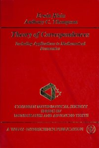 cover of the book Theory of Correspondences: Including Applications to Mathematical Economics