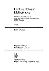 cover of the book Ergodic theory: Introductory lectures