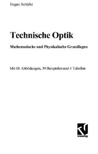 cover of the book Technische Optik