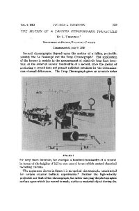 cover of the book The Motion of a Falling Chronograph Projectile