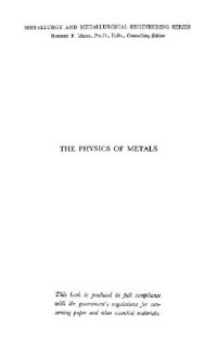 cover of the book The Physics of Metals