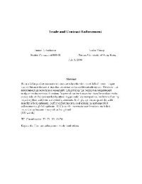 cover of the book Trade and Contract Enforcement