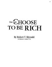 cover of the book You Can Choose to be Rich