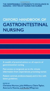 cover of the book Oxford Handbook of Gastrointestinal Nursing