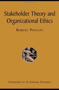 cover of the book Stakeholder Theory and Organizational Ethics