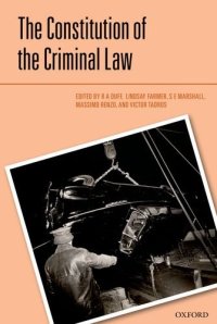 cover of the book The Constitution of the Criminal Law