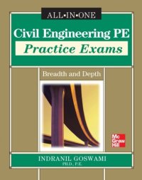 cover of the book Civil Engineering PE Practice Exams: Breadth and Depth