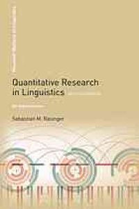 cover of the book Quantitative research in linguistics : an introduction