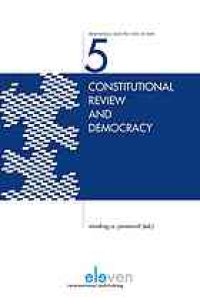 cover of the book Constitutional review and democracy