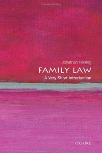 cover of the book Family Law: A Very Short Introduction