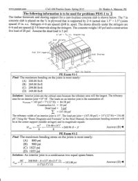 cover of the book Civil PE Exam AM practice Exam